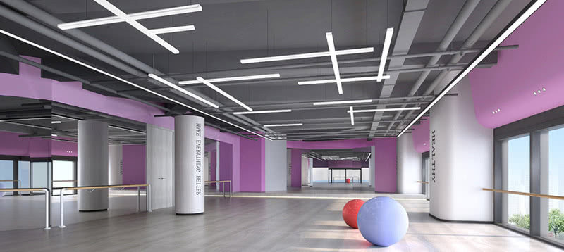 舞蹈教室 舞蹈房设计案例效果图-5