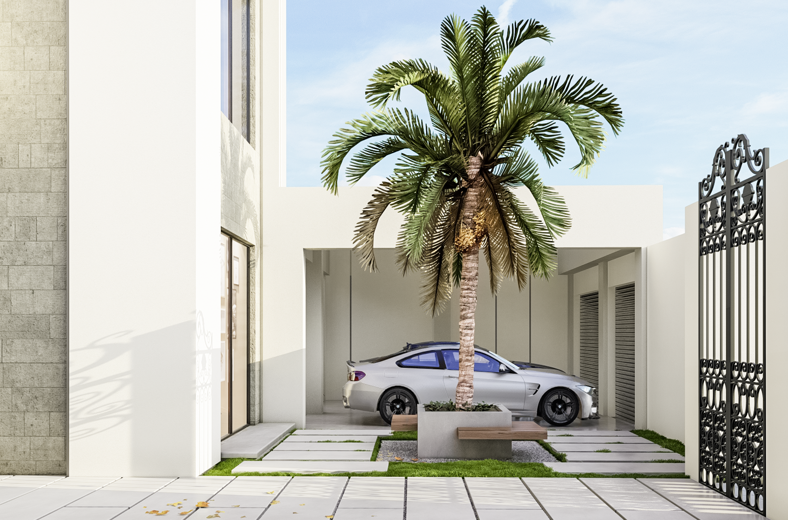 现代优雅 · 当代别墅外观和景观设计-7