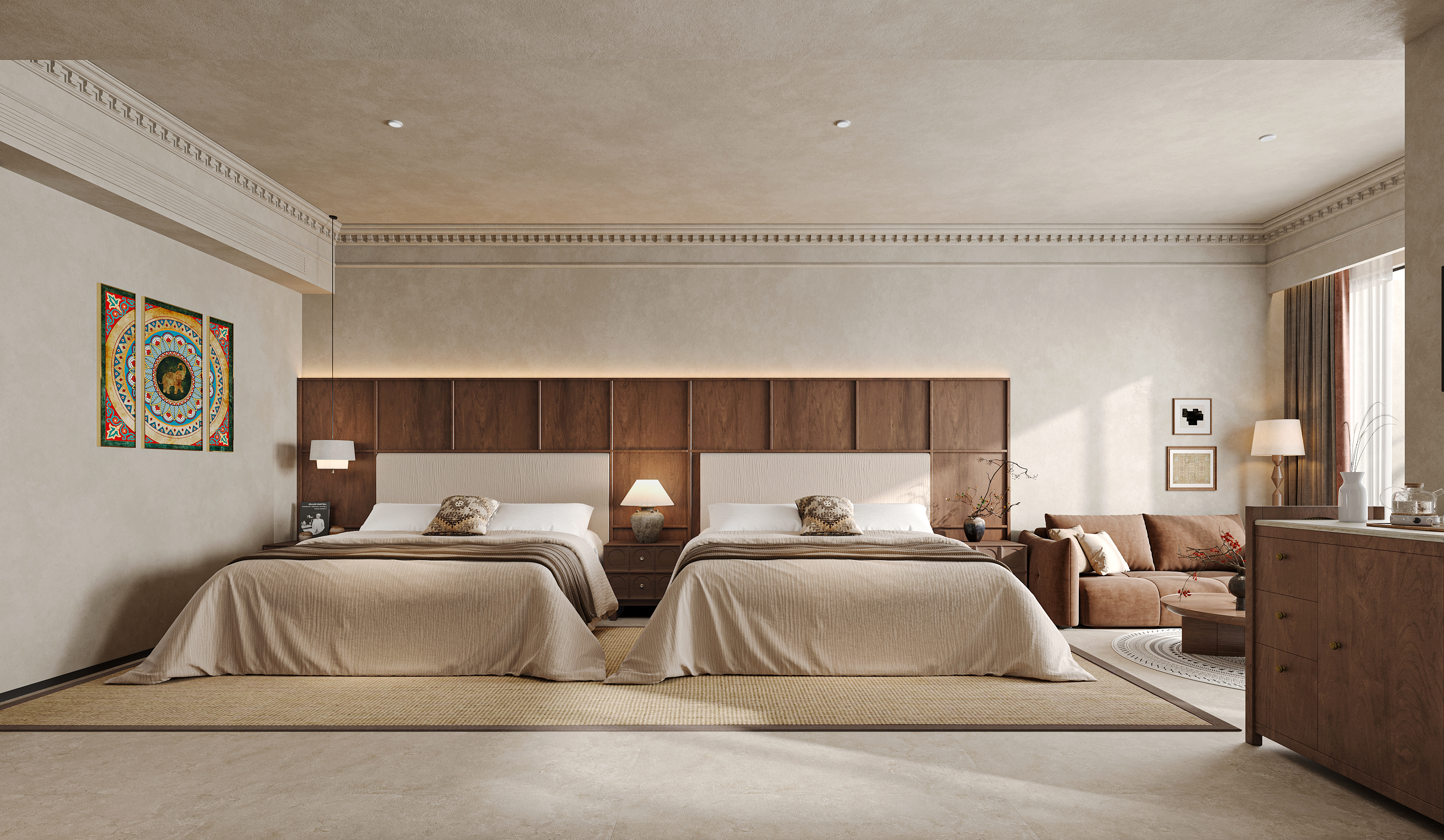 酒店客房 效果图-3