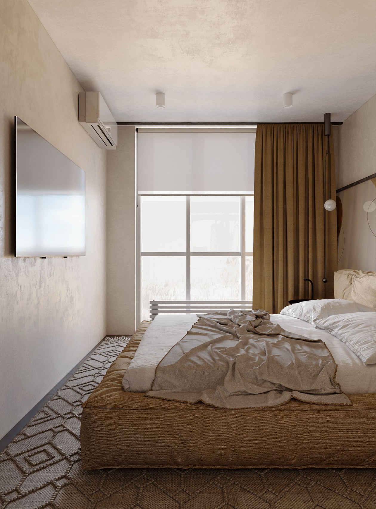 乌克兰70㎡ 浅色系空间设计 温柔极了！-17