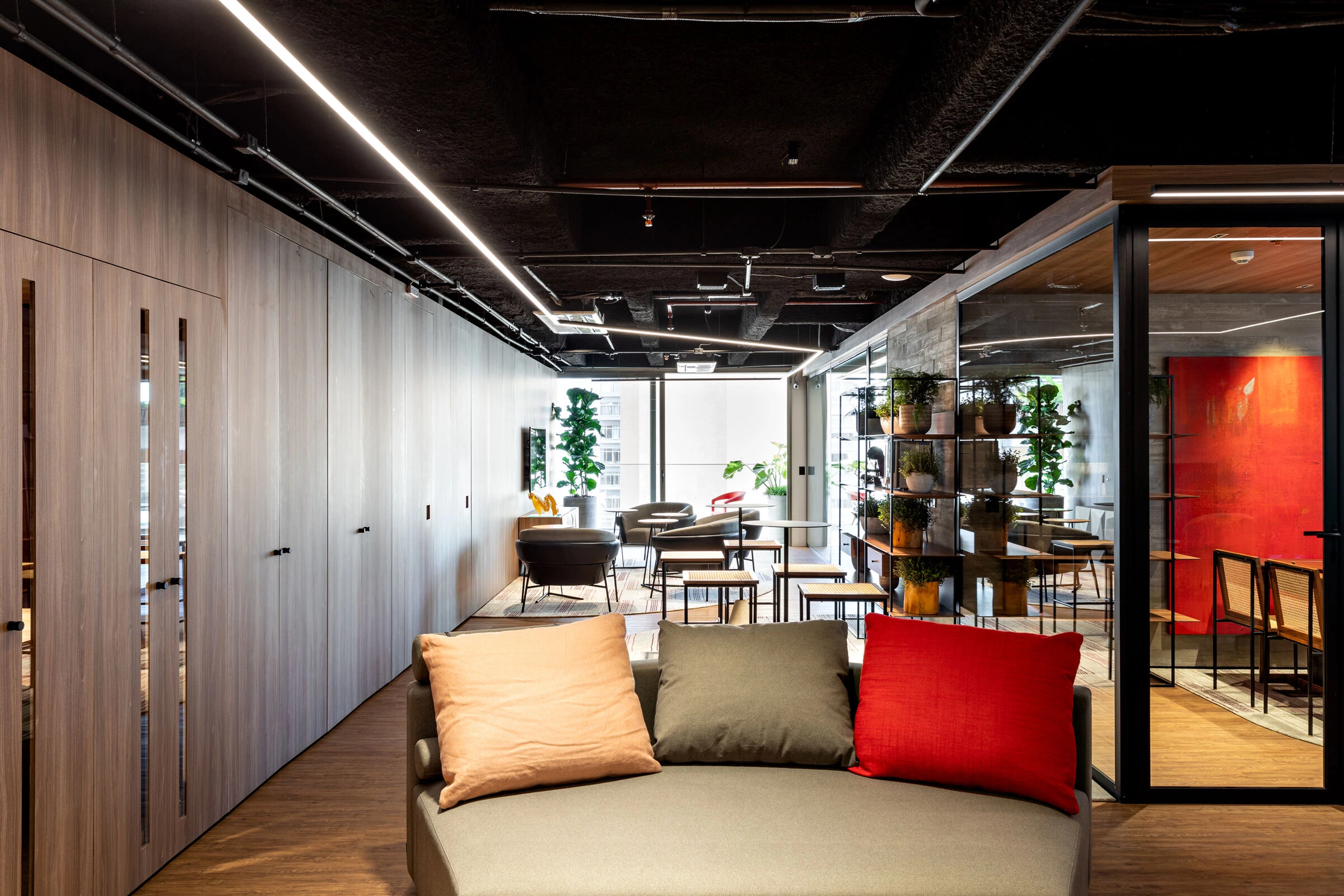 巴西圣保罗 SENALBA 办公室，木质与混凝土打造舒适工作空间-38