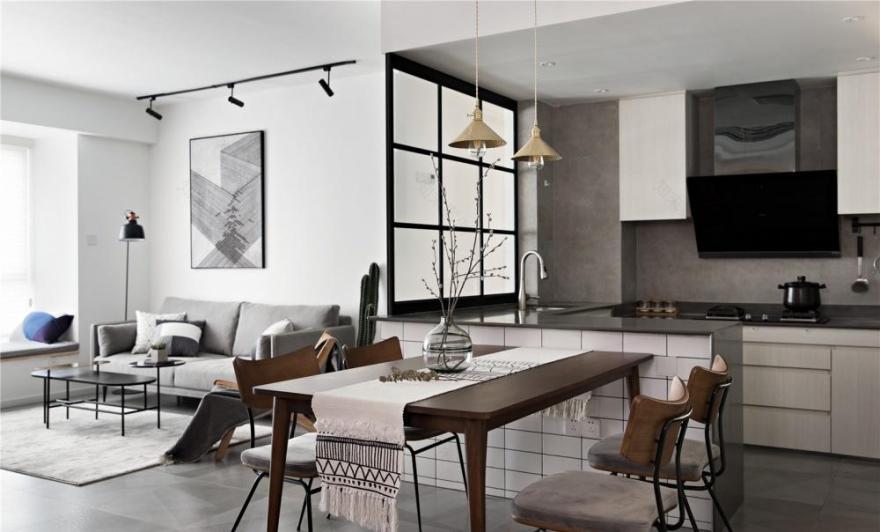 北欧轻工业风的家 | 小空间变大空间的魔法设计-39