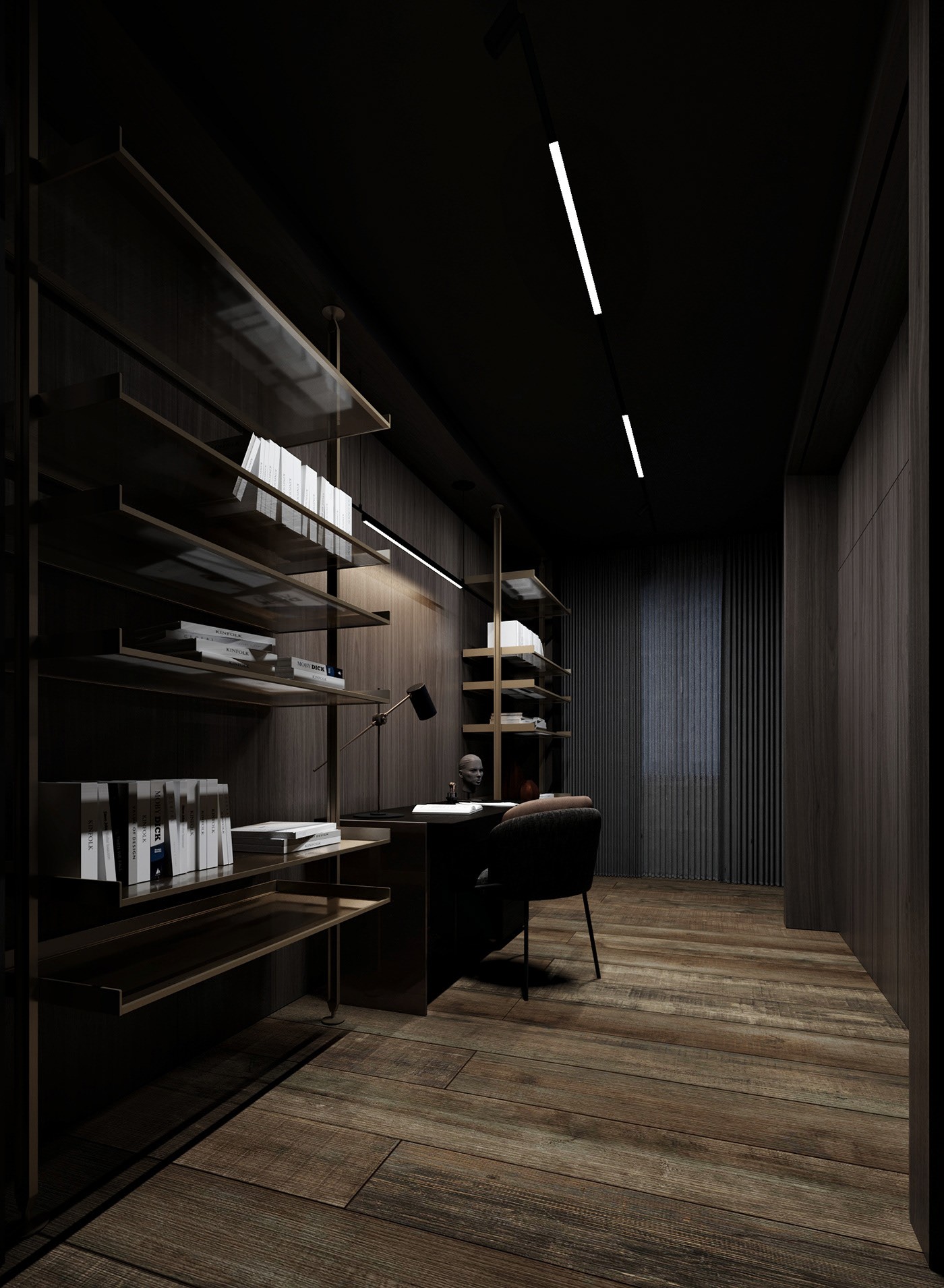 255平，大户型黑色简约系-20