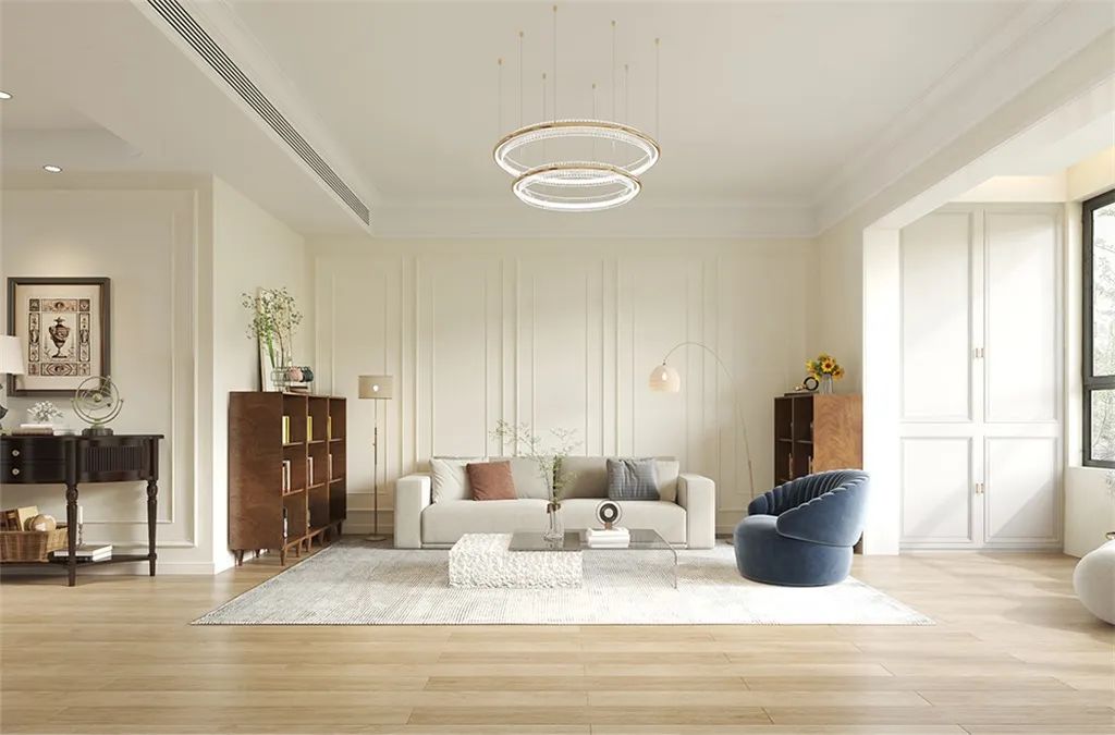 【李国强作品】150㎡现代美式风，简单的优雅，休闲又放松！-25