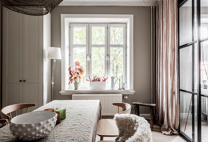 瑞典工业风公寓设计-6