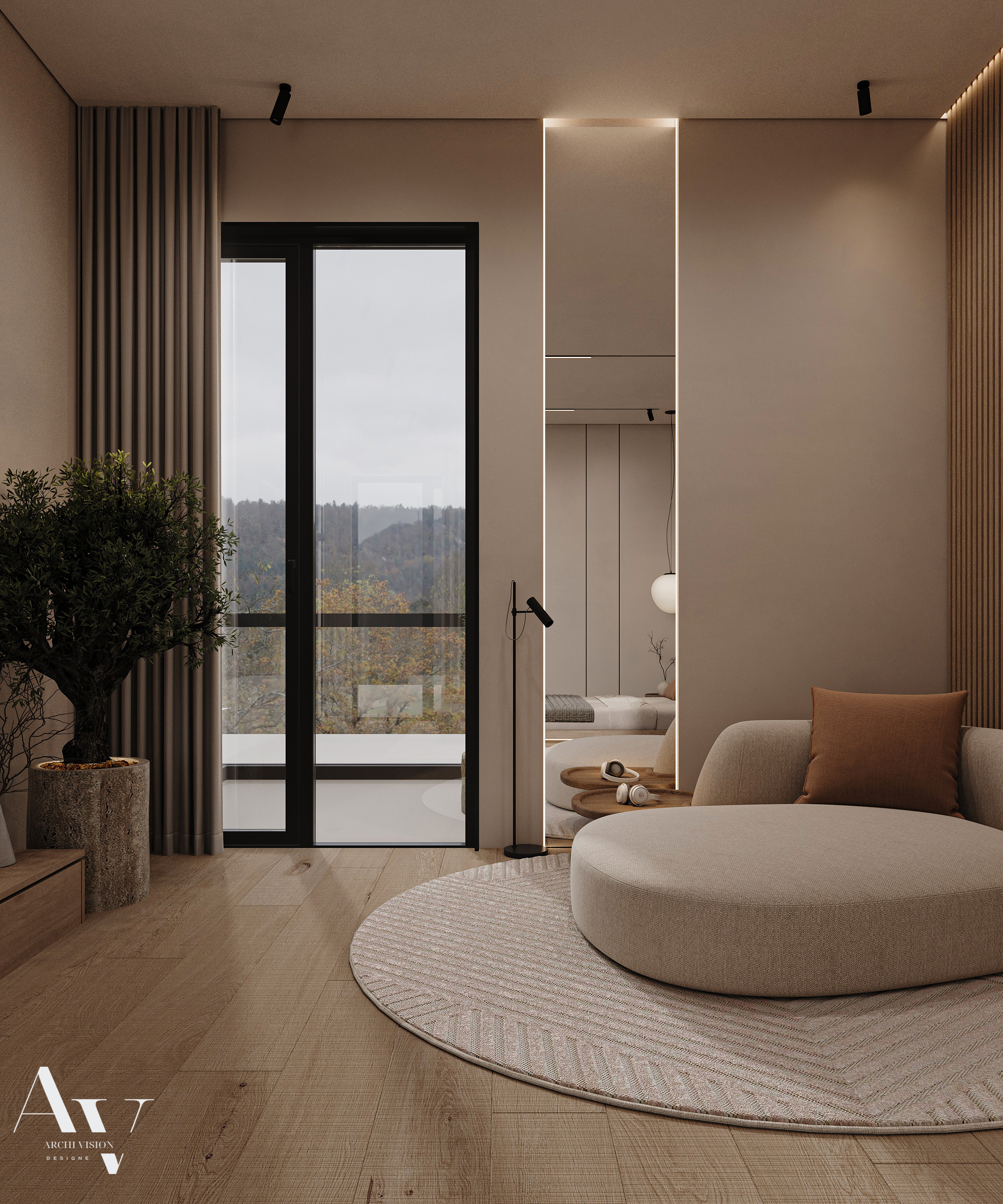 Master Bedroom（主卧项目）丨沙特阿拉伯丨Dina Farouk（archivision studio）-21