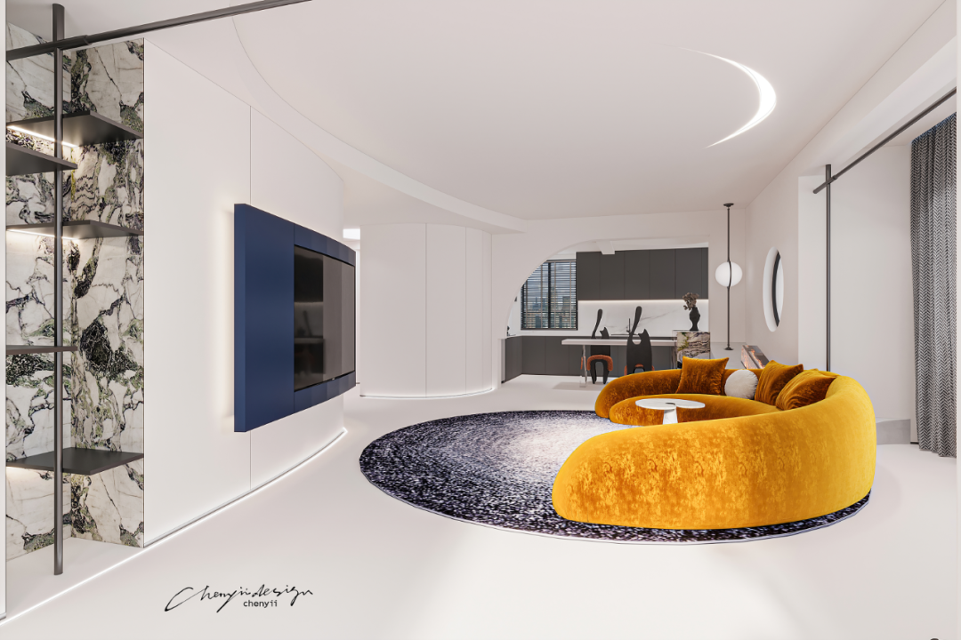 《Brumaire,雾月》·梵音与月色交织的现代艺术住宅丨中国洛阳丨忱意空间设计研究室-29