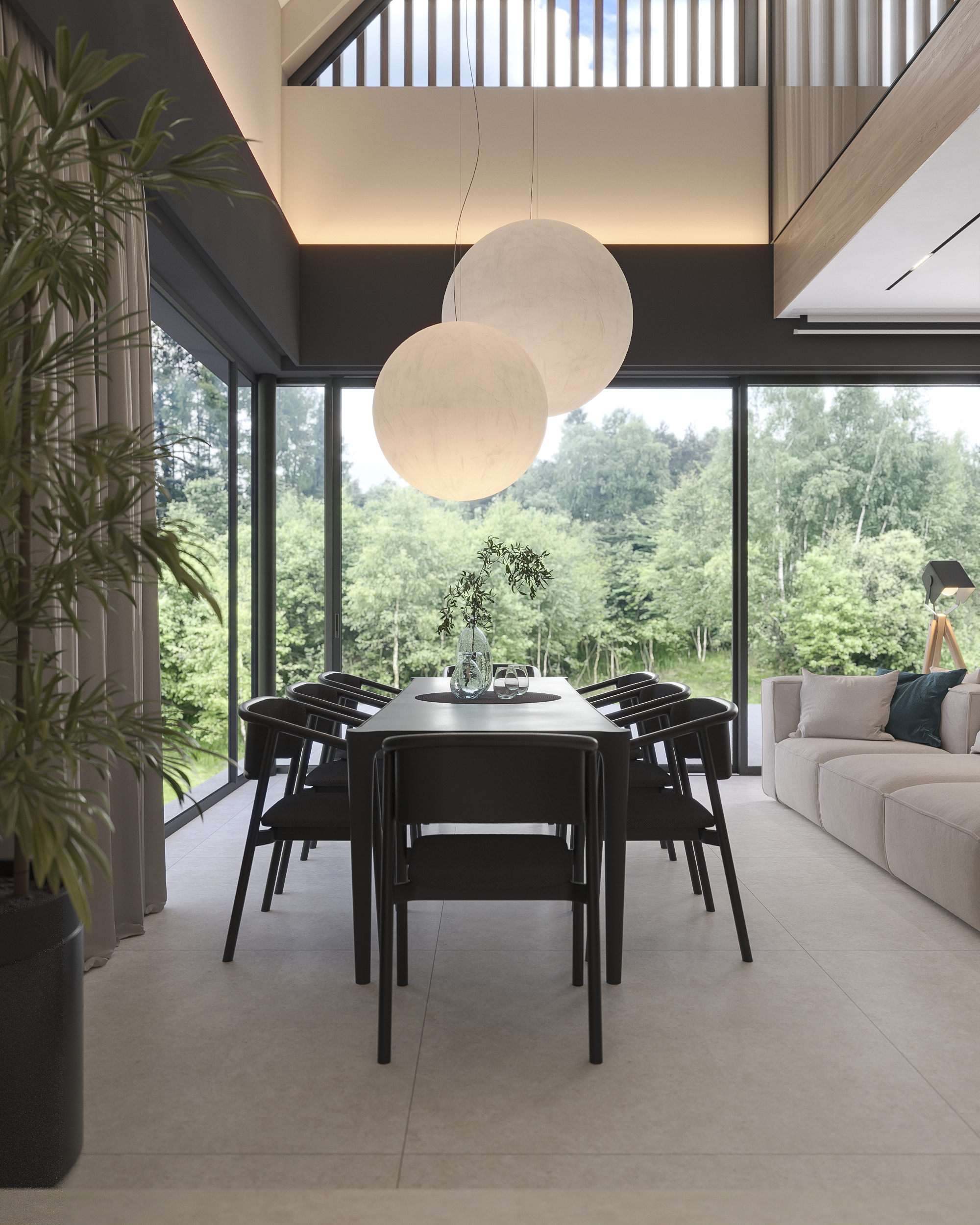 House in a modern style #K1-9