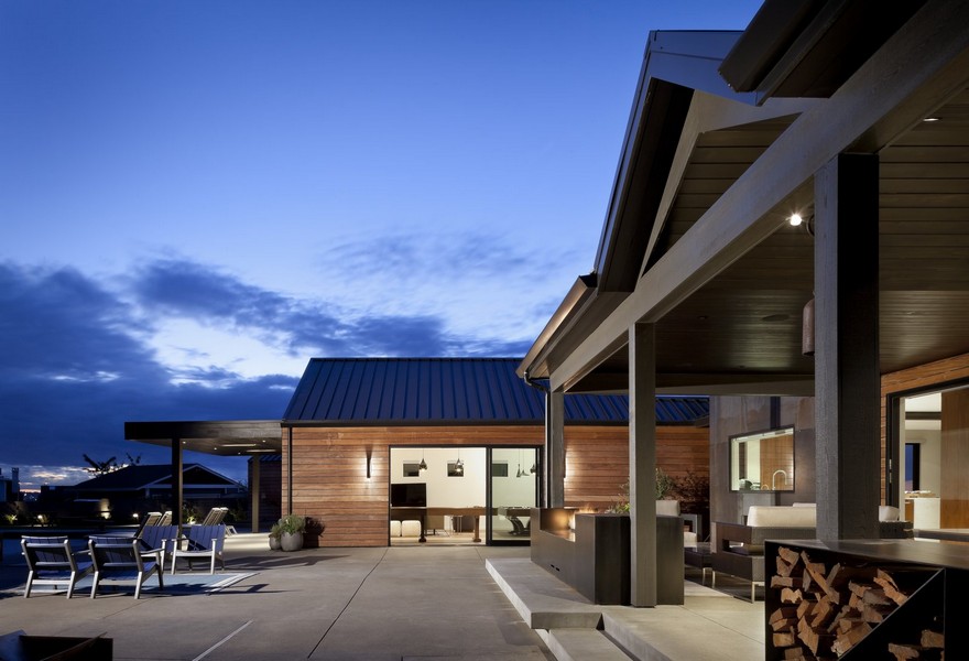 华盛顿伦顿山庄现代家居，钢、混凝土、胡桃木的自然魅力-26