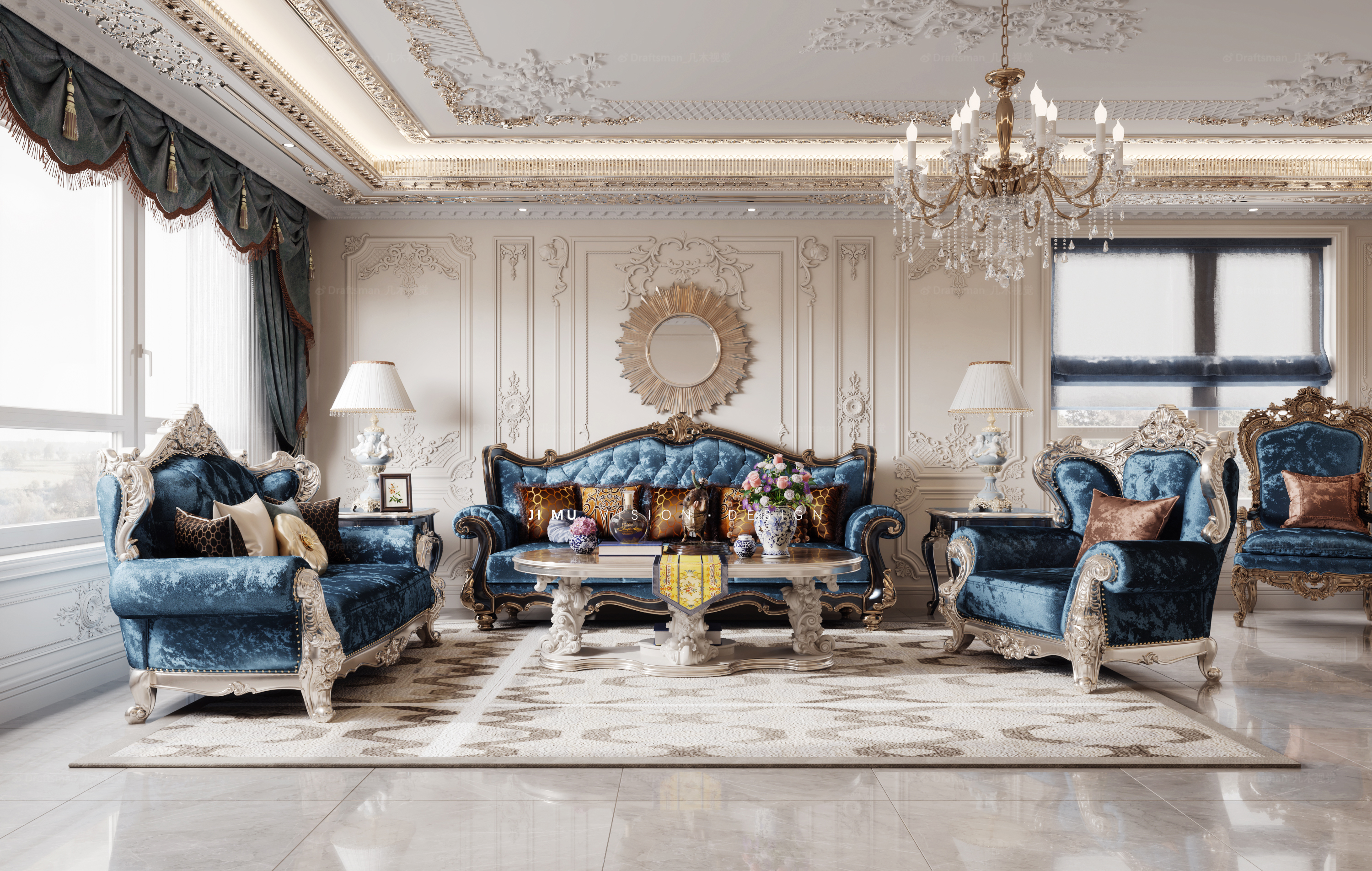 法式轻奢风室内设计-3