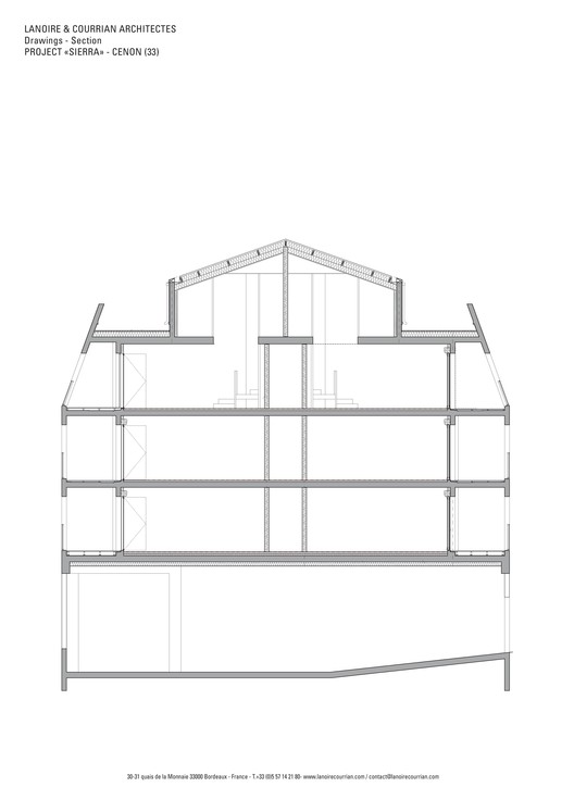 波尔多 Sierra 住宅——现代曲线建筑的私密花园-16