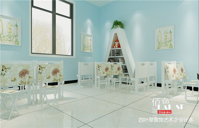 1000万元教育机构1200平米装修案例丨佰色装修设计-22