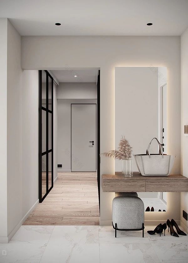 现代简约玄关设计-64