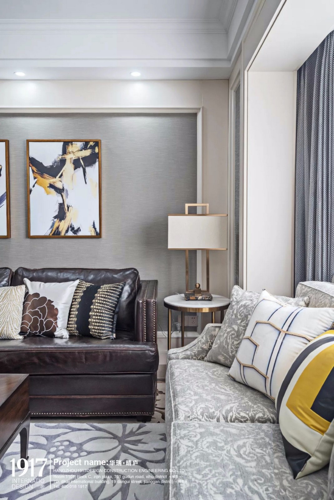 161㎡美式轻奢住宅  1917国际设计-4