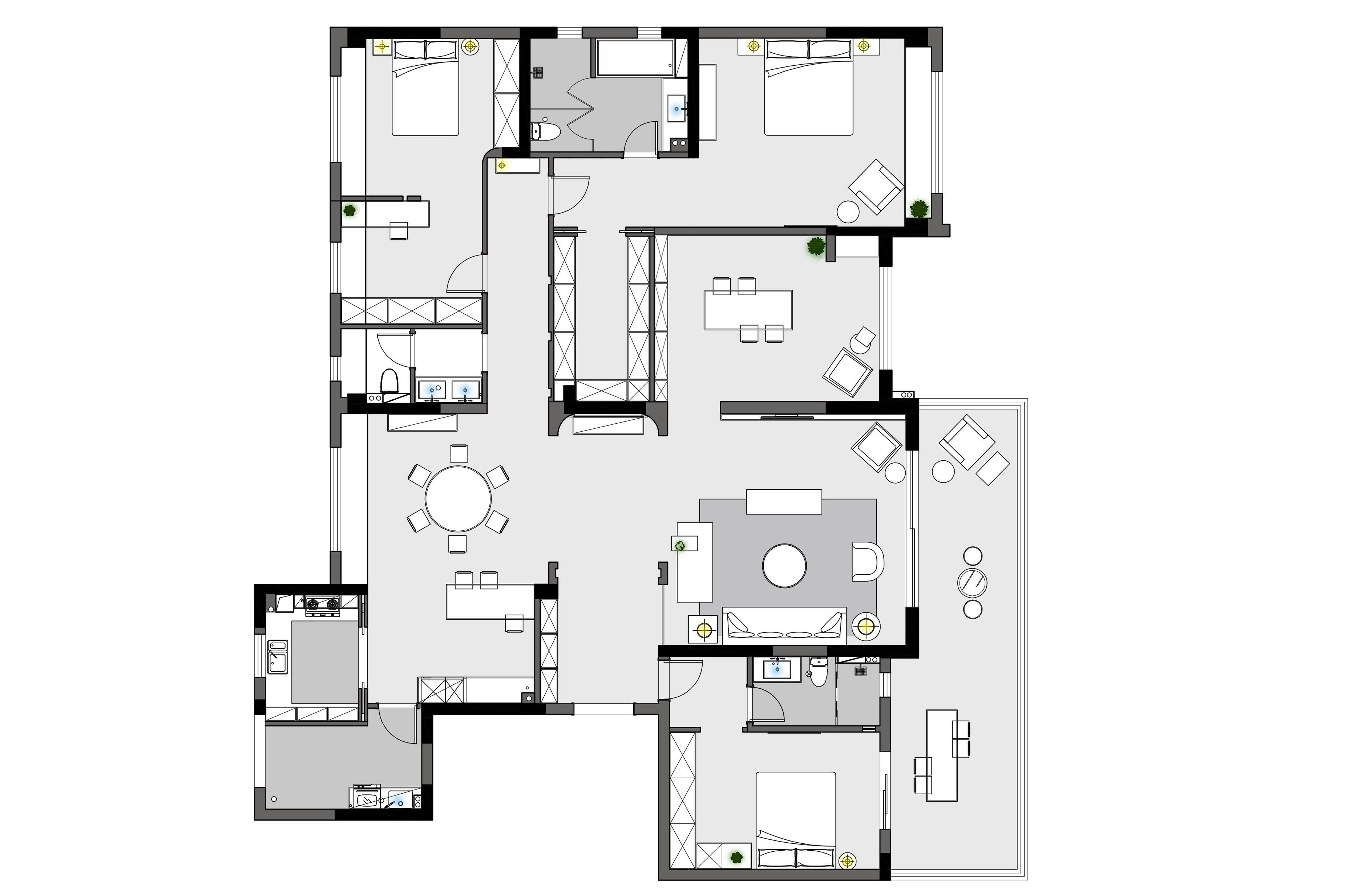 Direction · 简约质感住宅设计丨中国淮北丨徐帅空间创意设计事务所-42