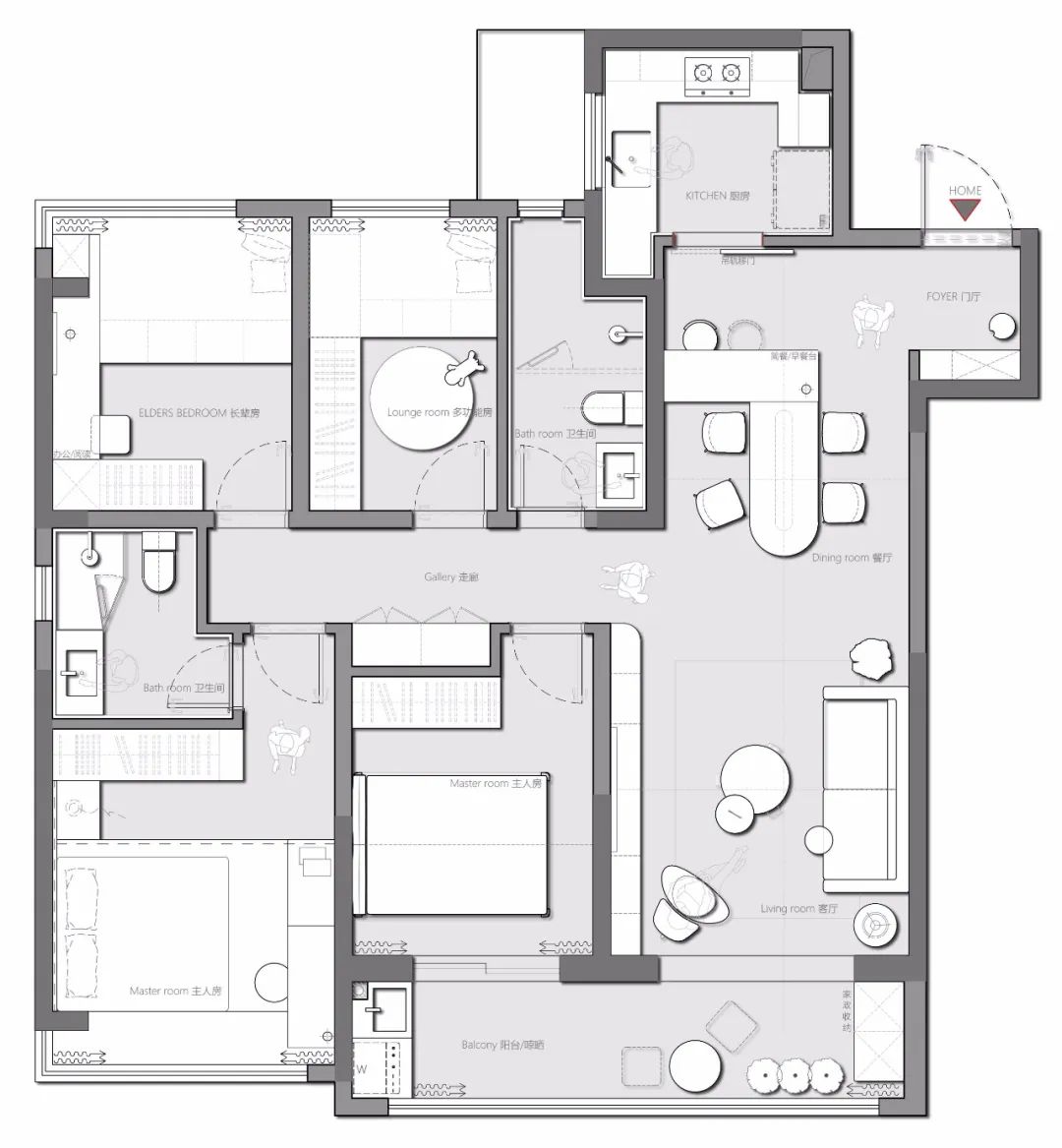 美的云筑 · 用初心慢煮生活的现代诗意住宅丨晓安设计-9