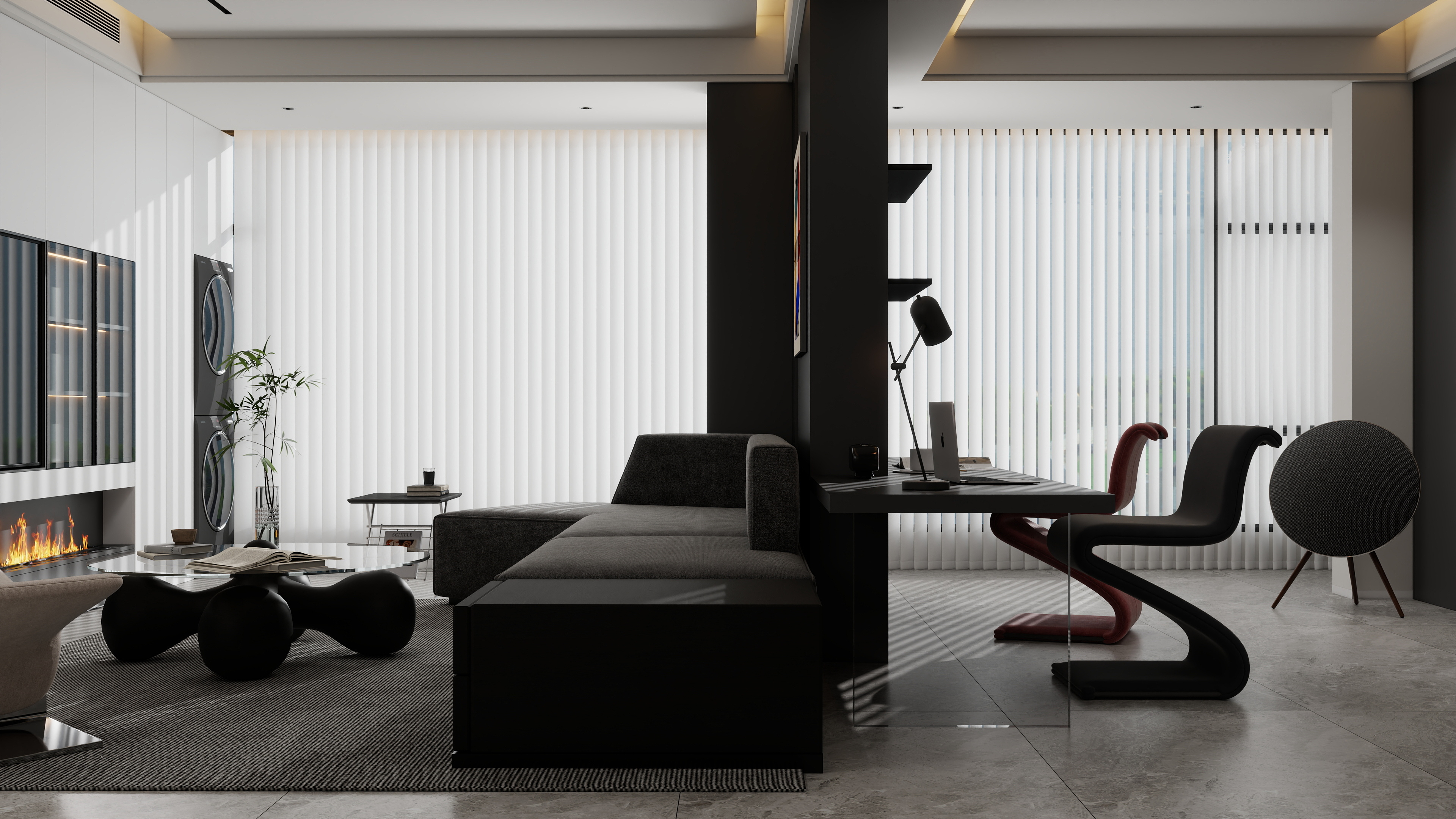 《星汇云城·墨白序曲》极简现代整装设计丨中国广州丨广州市至雅设计装饰工程有限公司-48