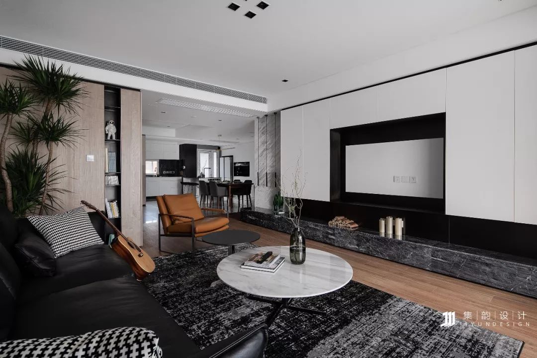 集韵设计|| 西安 160㎡现代简约之家,藏匿收纳空间的秘密-111