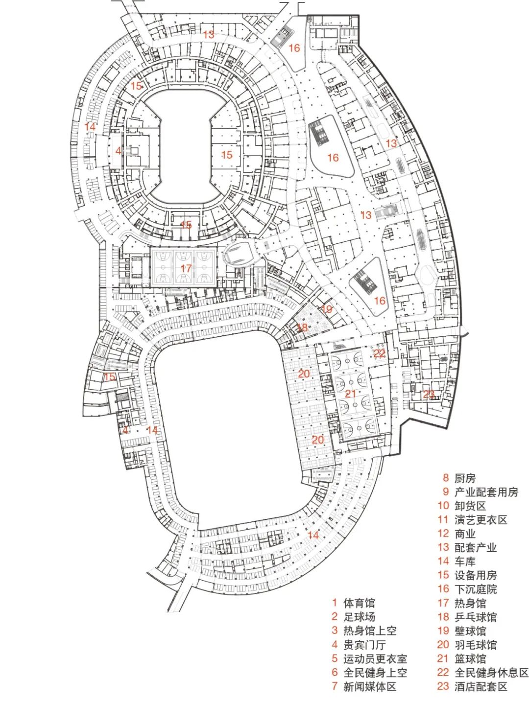 成都凤凰山体育公园丨中国成都丨HKS+中国建筑西南设计研究院有限公司-37