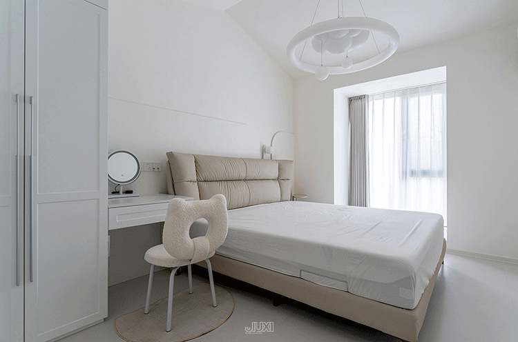 理想的奶油风未来四口之家设计丨中国北京丨久栖设计-36