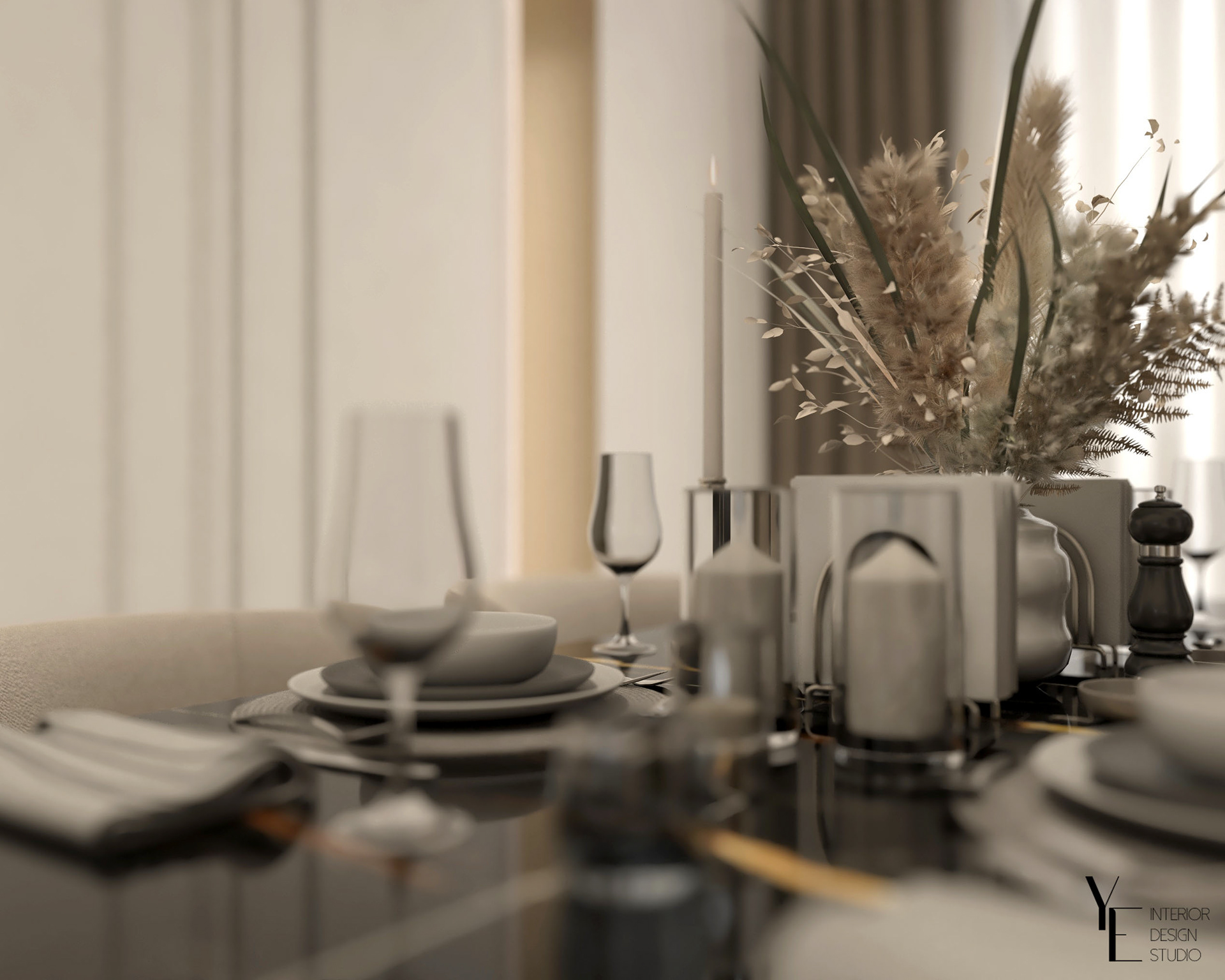 AZIZA APARTMENT 室内设计项目丨突尼斯丨YE INTERIOR-17