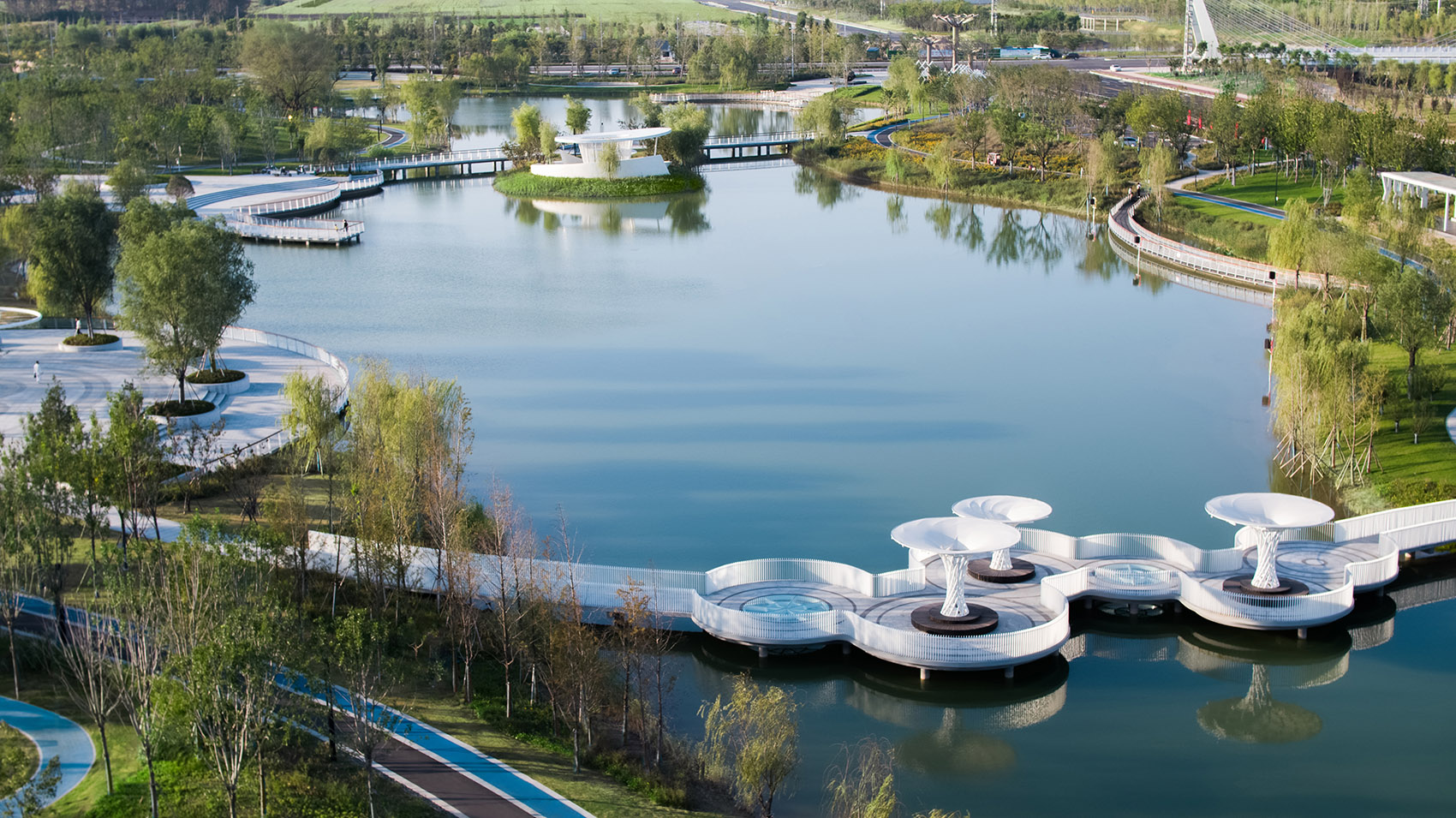 周口万达芙蓉湖生态城市公园丨中国周口丨林德设计-124