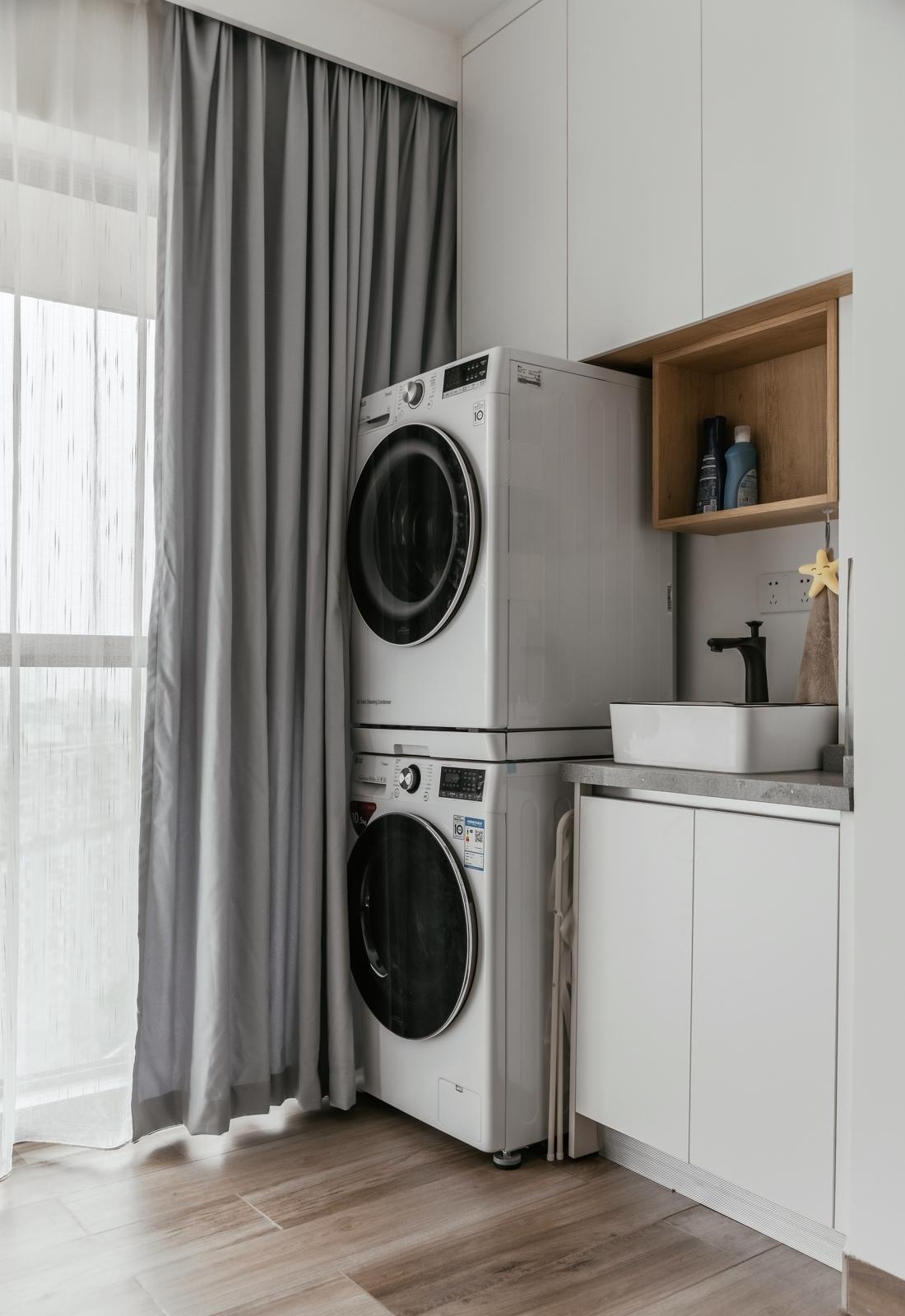 清新日式原木平层改造-38