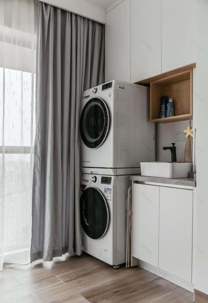 清新日式原木平层改造-38