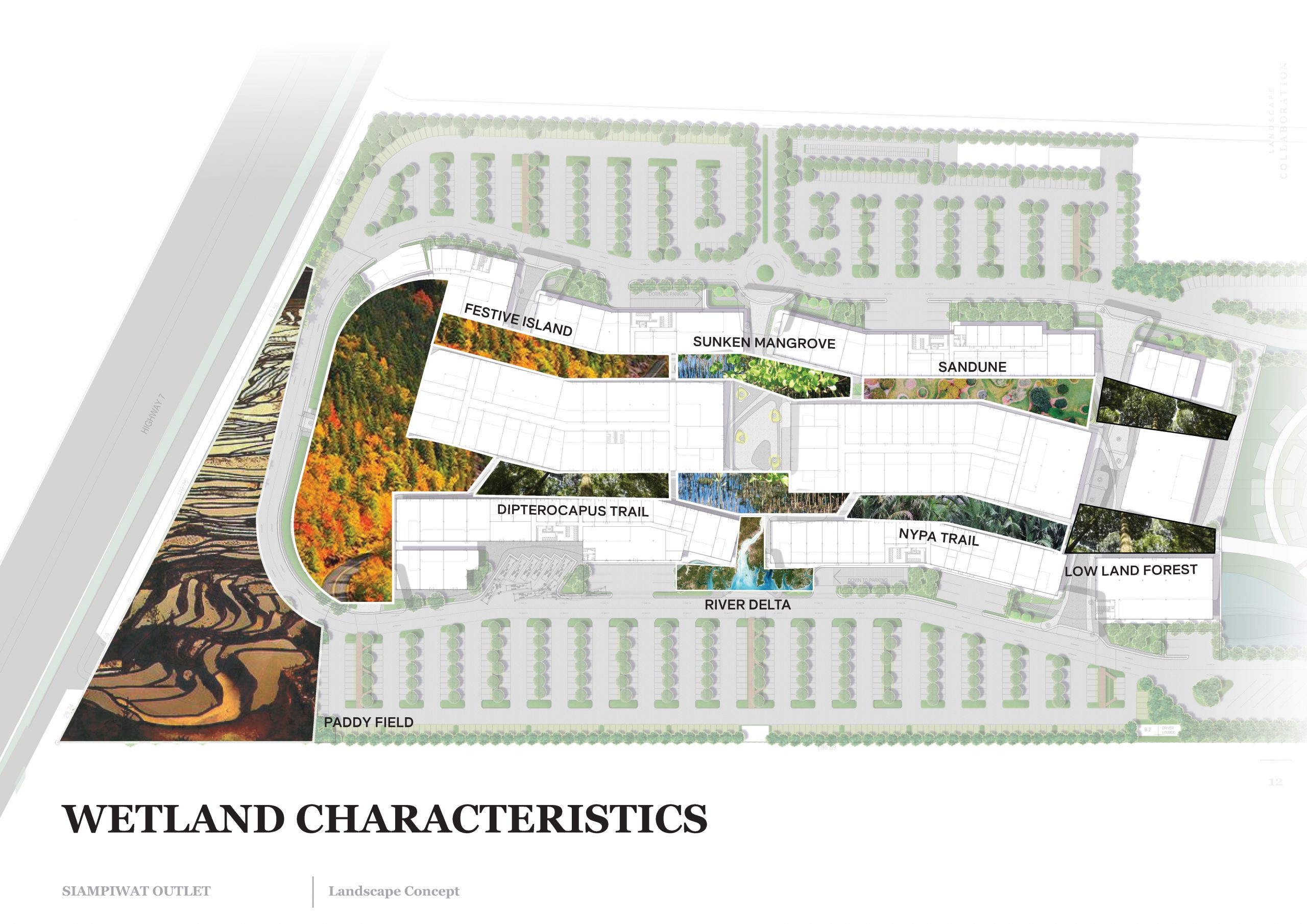 曼谷暹罗奥特莱斯商业景观 / Landscape Collaboration-11