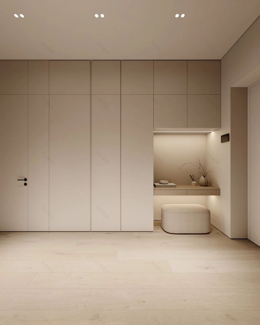 76㎡原木系奶油风极简空间设计丨哈萨克斯坦阿拉木图丨Ursa Studio-47