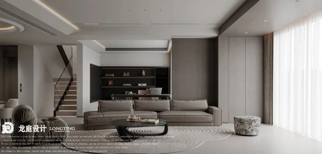 意木谧境 · 湖州西湖观邸意式极简排屋设计丨中国湖州丨龙庭设计-12