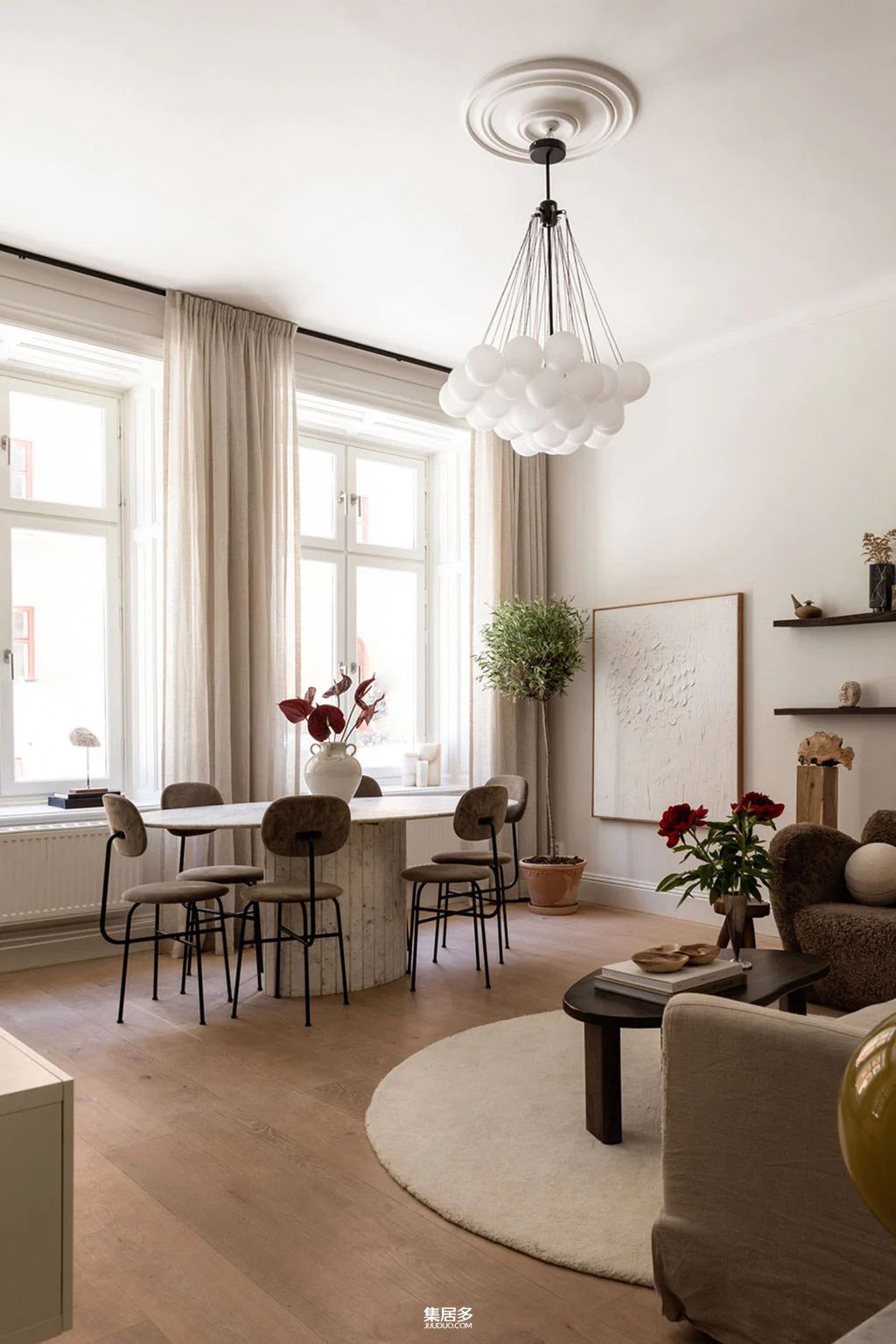 斯德哥尔摩百年公寓现代设计丨瑞典斯德哥尔摩丨瑞典设计师-5