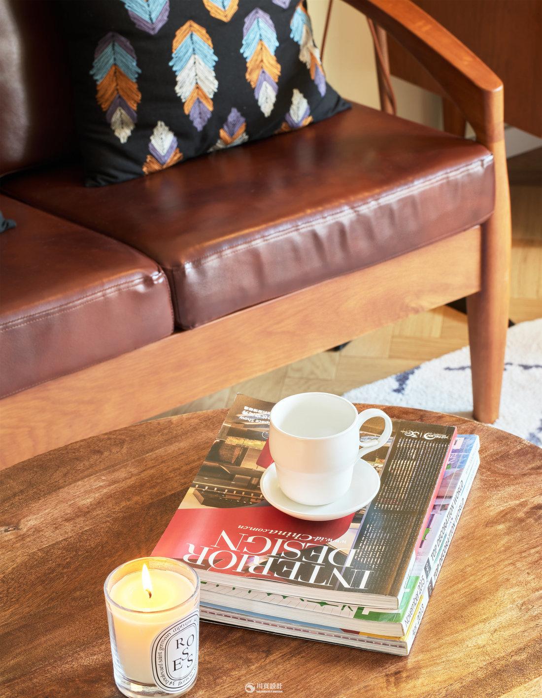 北欧中古风套间设计-10