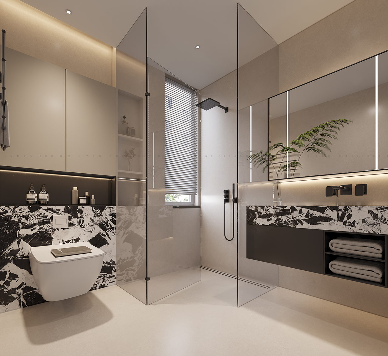 临湖而墅丨叶秦组设计-55