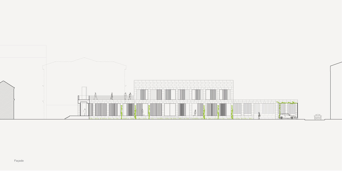 尼姆市中心行政法庭扩建项目丨法国丨CoCo architecture等-2