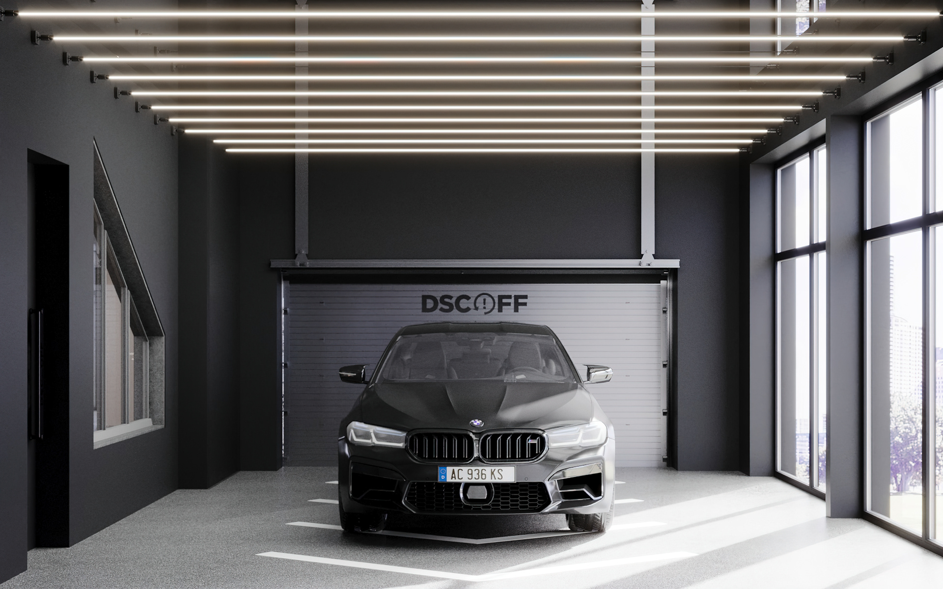 汽车展厅3D室内可视化项目-15