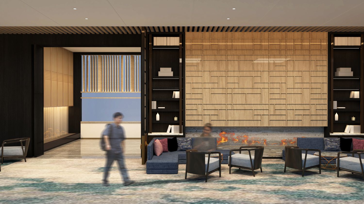 酒店大堂包间-3