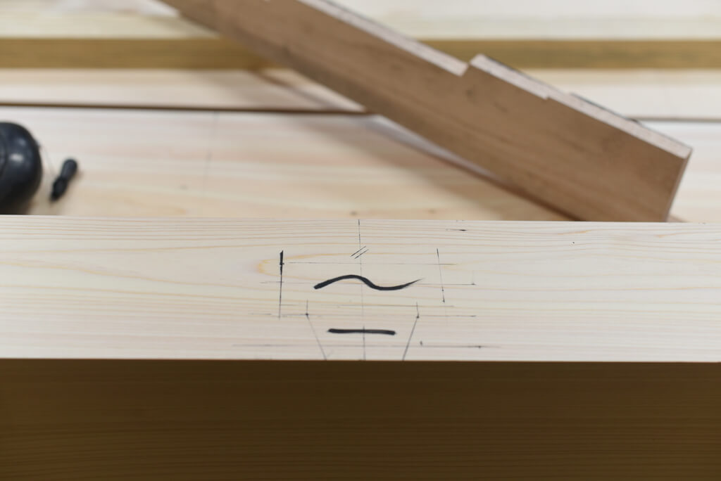 音乐家的家7 木配り 墨付け 刻み丨水野设计室-55