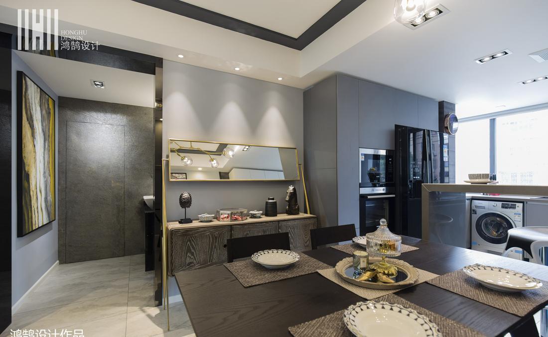 上海阳城 125㎡现代浪漫家居设计-10