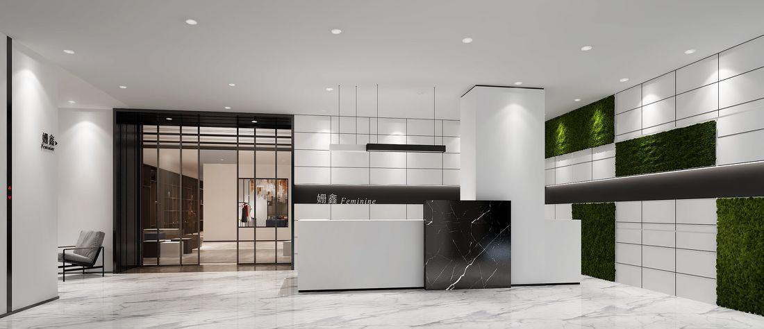 南昌 Feminine 服装展厅馆——现代简约风格打造舒适空间-14