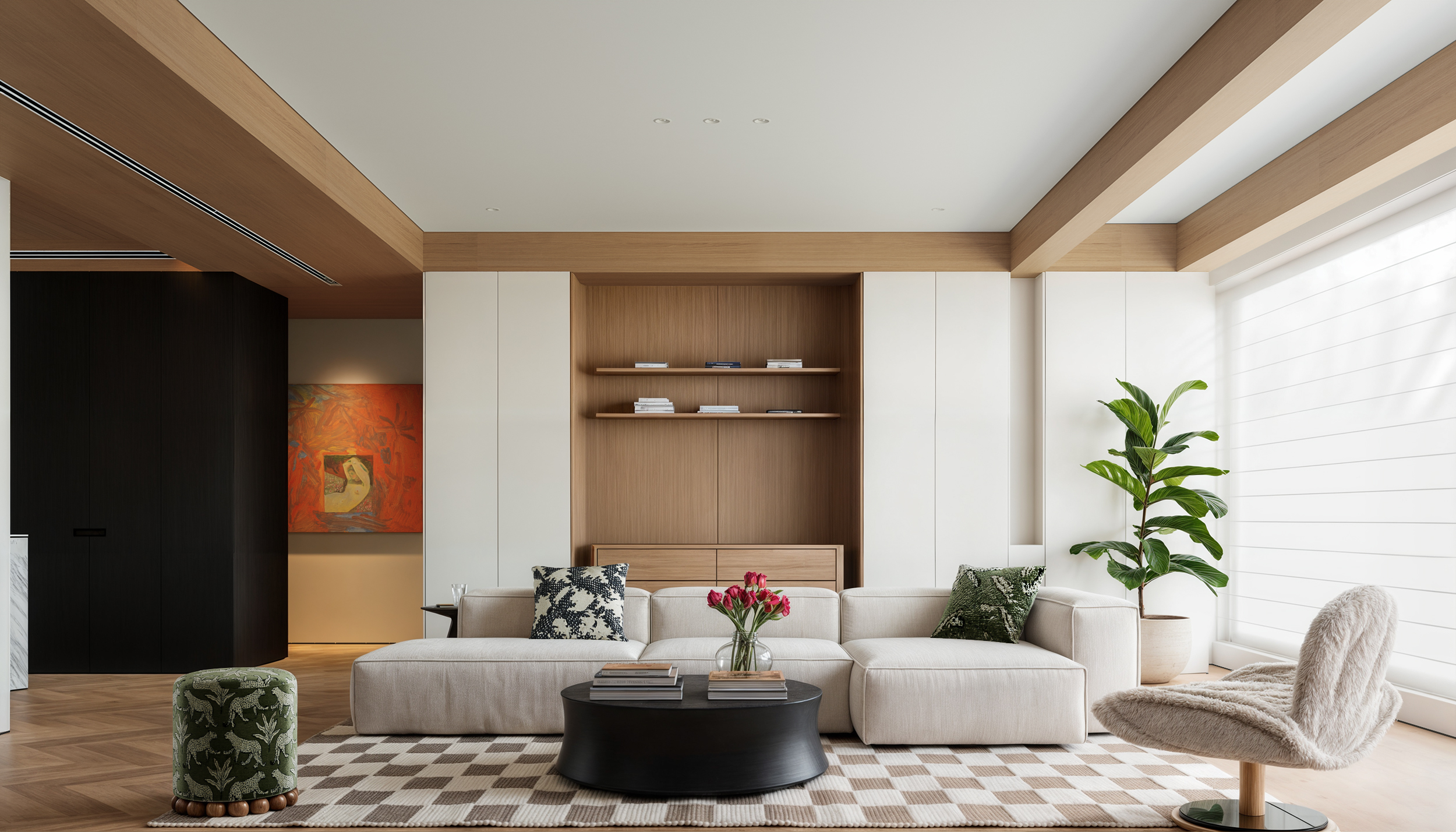 现代大平层家装——长沙佐尚视觉-0