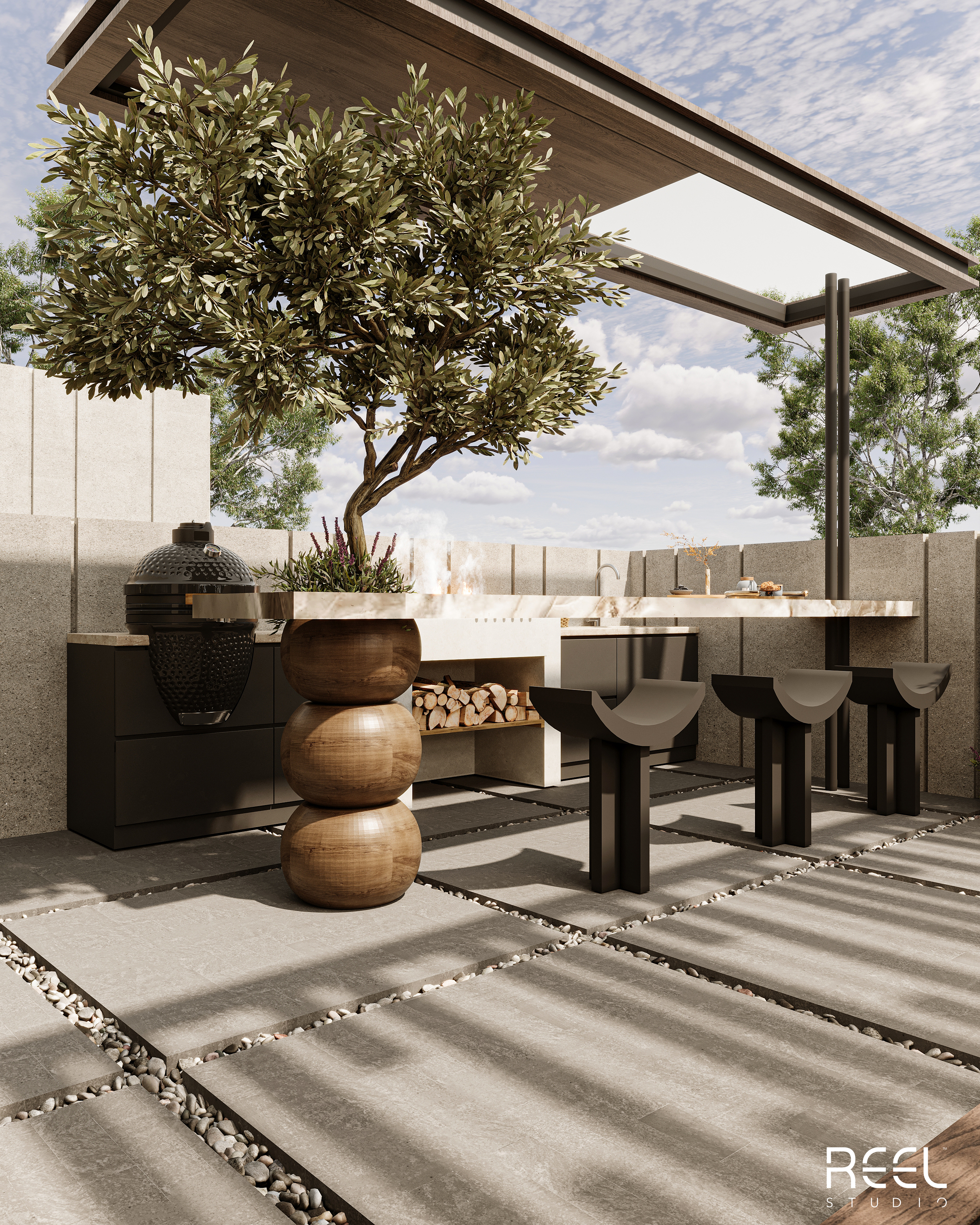 屋顶花园设计丨沙特阿拉伯丨REEL STUDIO-8