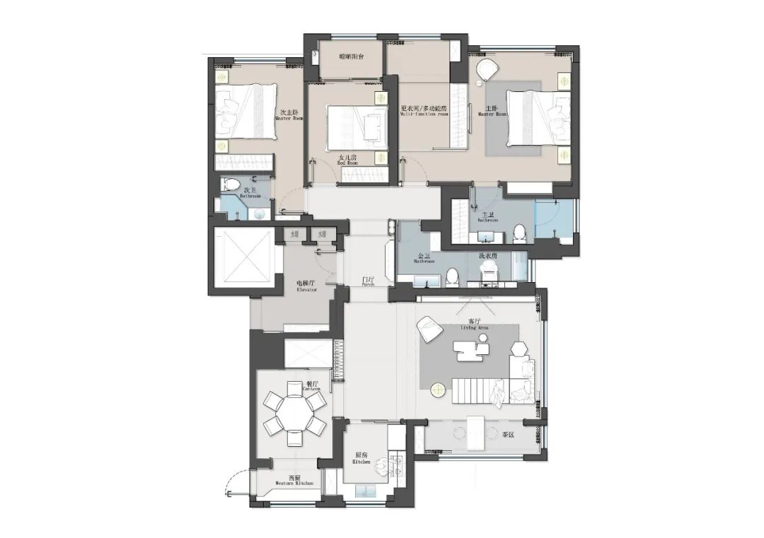 巴黎掠影 · 浪漫法式设计的空间魅力丨中国温州丨GDD广度设计-13
