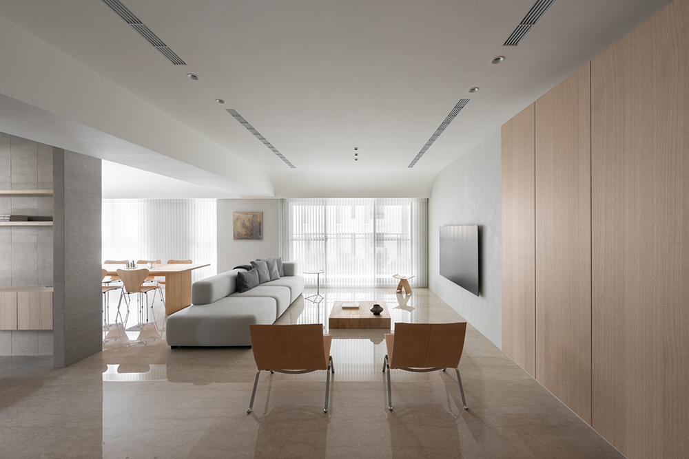 私宅设计:生活向简,内敛简美丨十幸制作-2