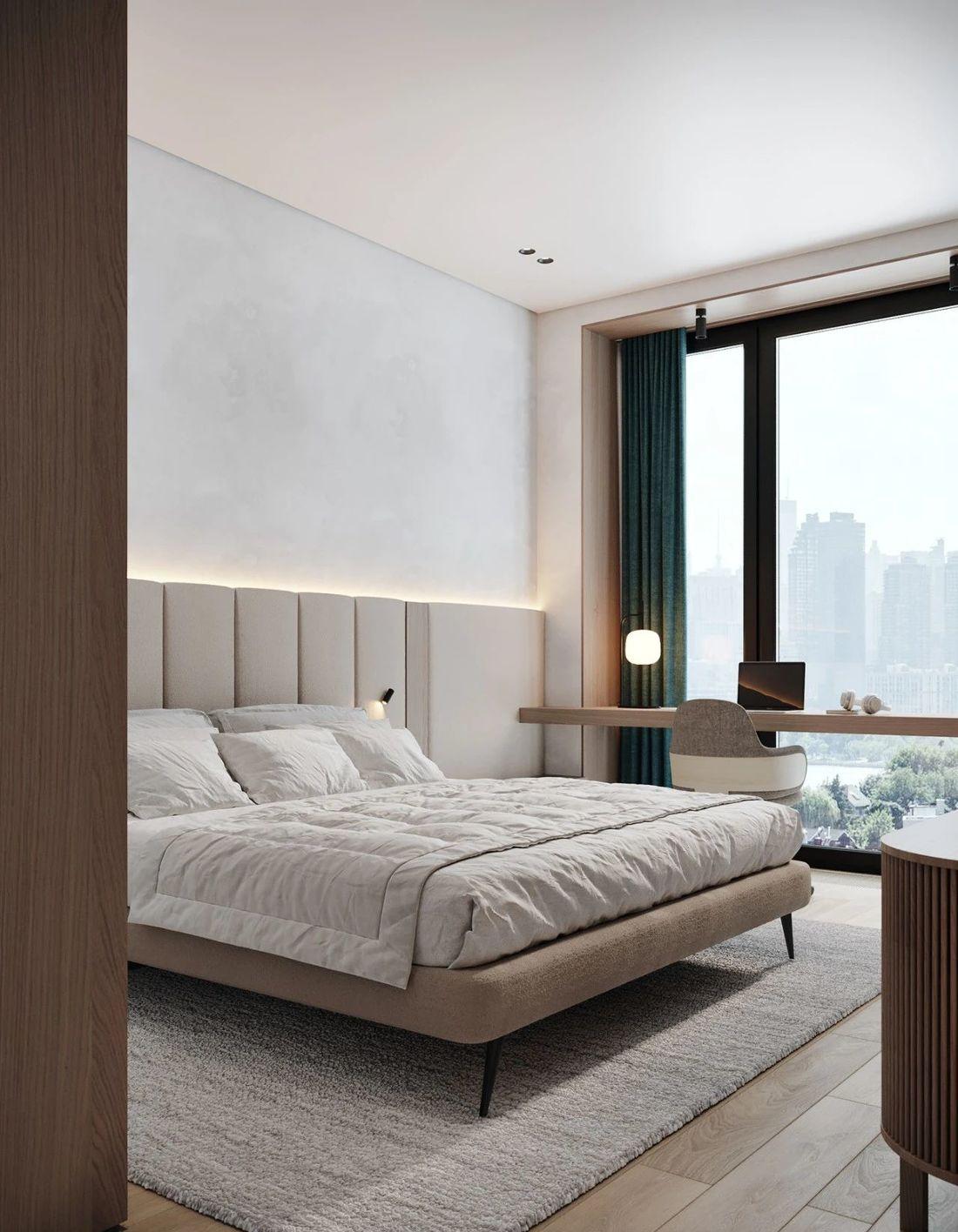 顾念安 88㎡现代素雅家居设计，简约中见精致-23