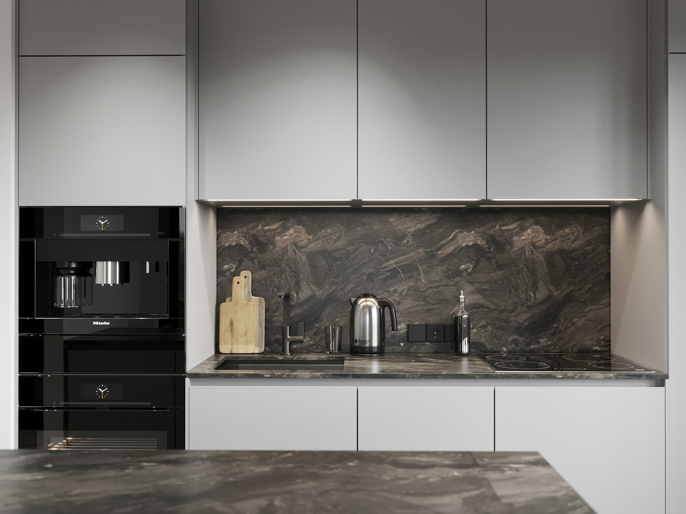 时尚灰调简约公寓，国外现代设计风-7