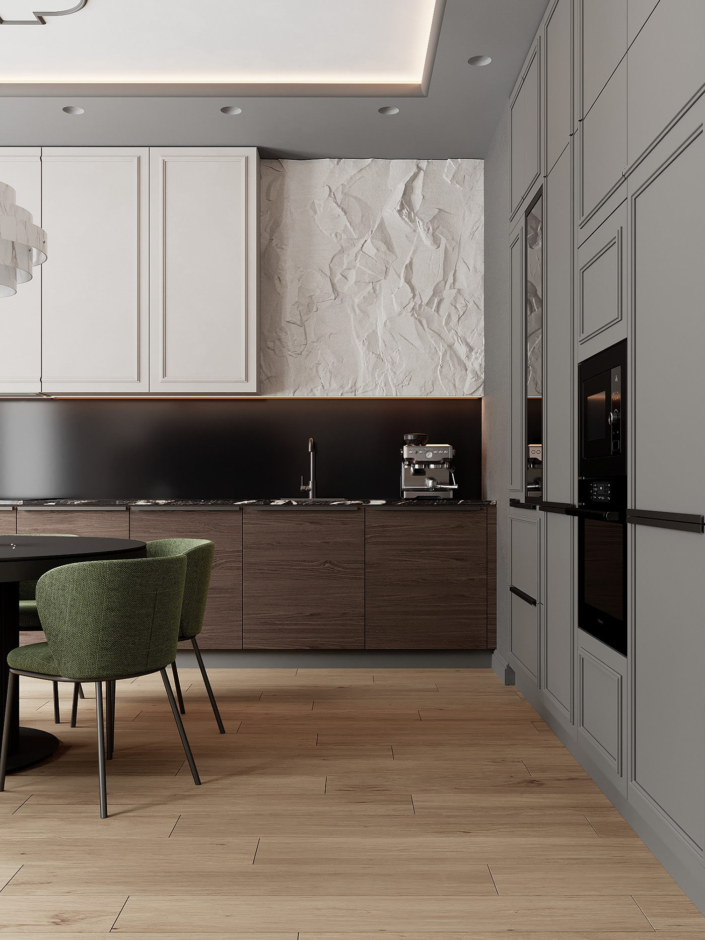 浅灰色与绿色打造舒适凉爽夏日-10