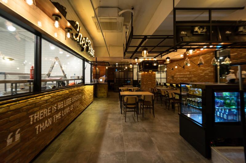 首尔 88 平小户型餐厅 极简工业风设计-4