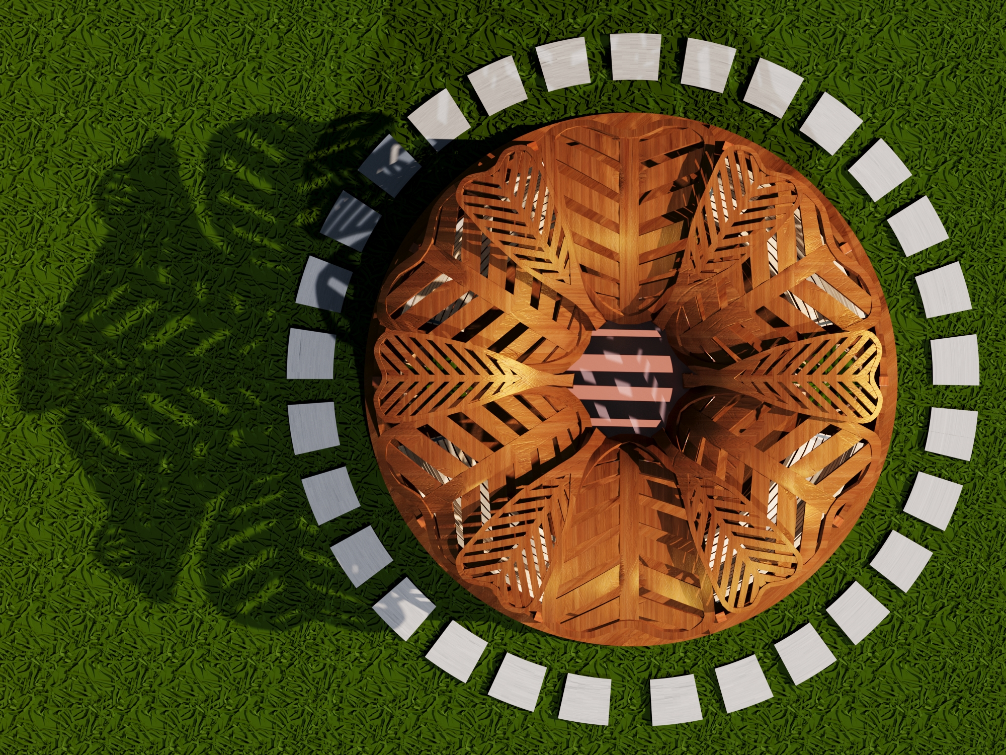 Pergola Project（三叶草灵感的雕塑式凉棚项目）丨埃及-2