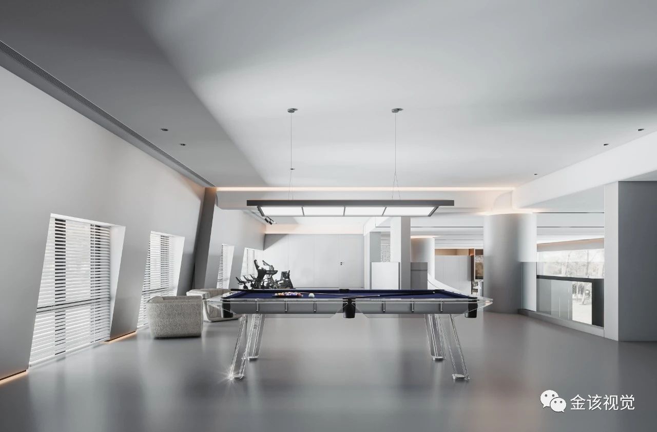 冷色系|工装效果图方案-15